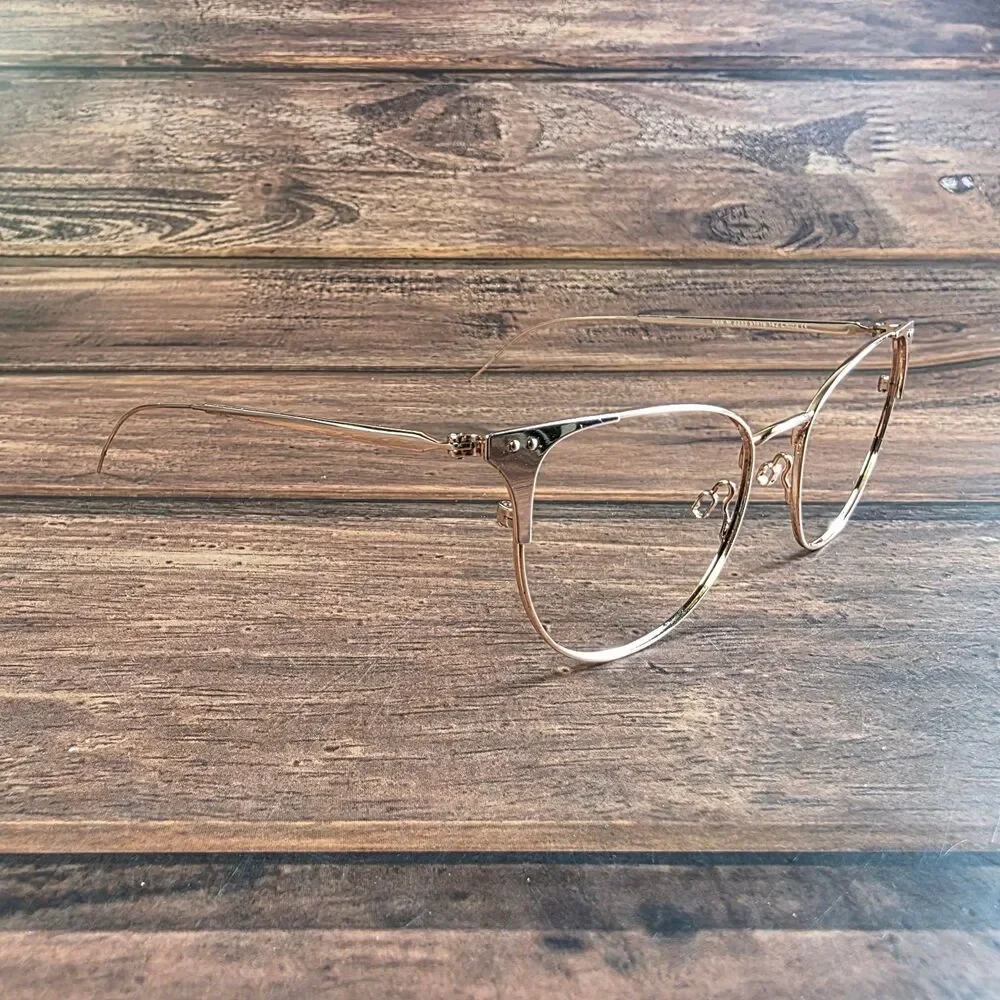 Warby Parker‎ Ava M 2233 womens Rose Gold Metal Eyeglasses 51-19-142